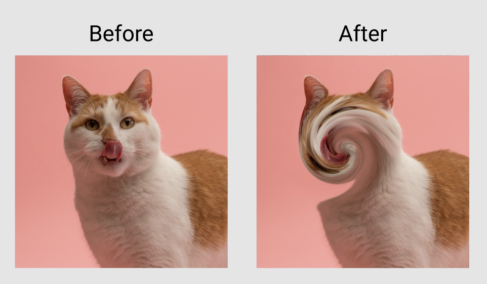 ノイズエフェクトの適用結果