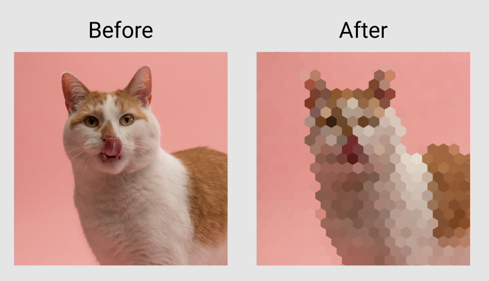 ビネットエフェクトの適用結果