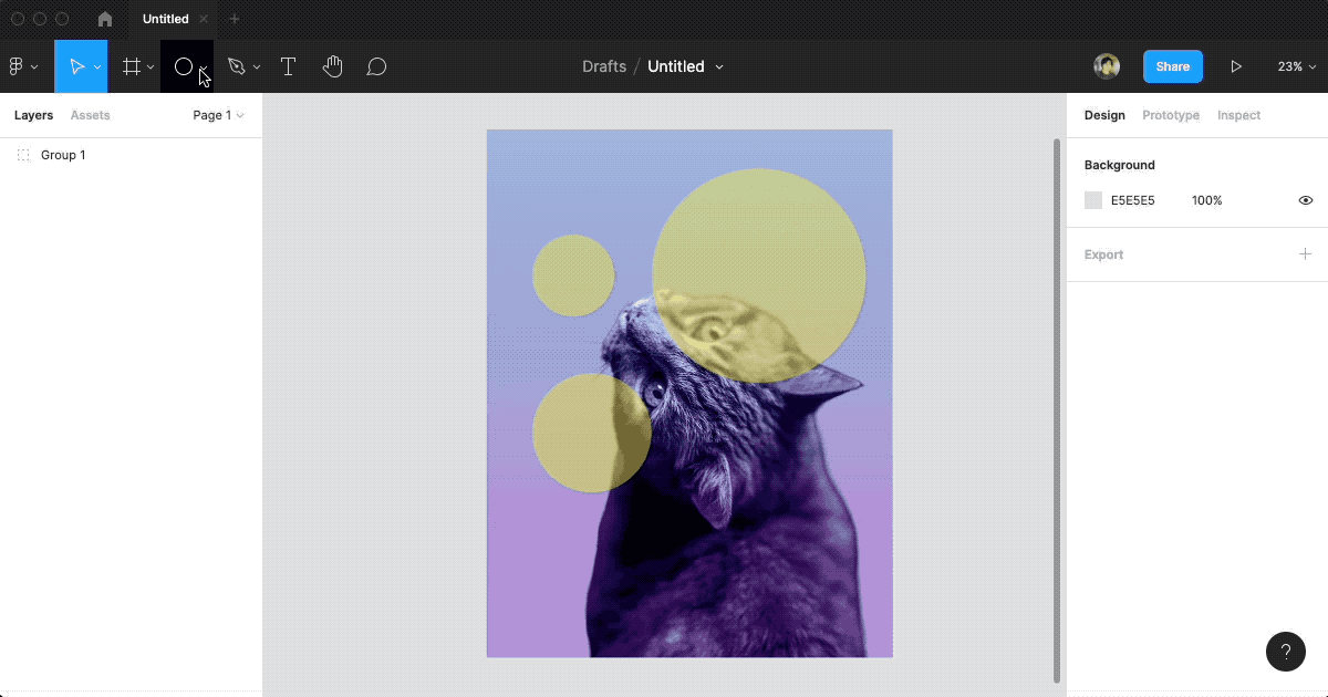 マスクを解除する手順のデモ