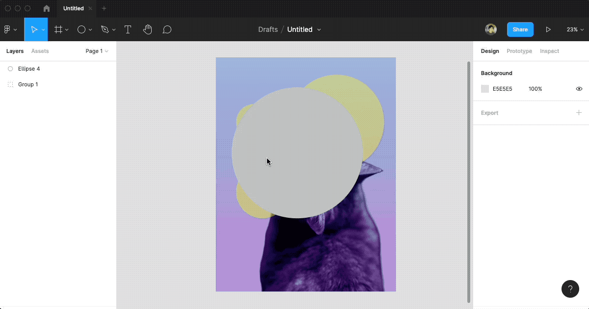 マスクの範囲を調整するデモ