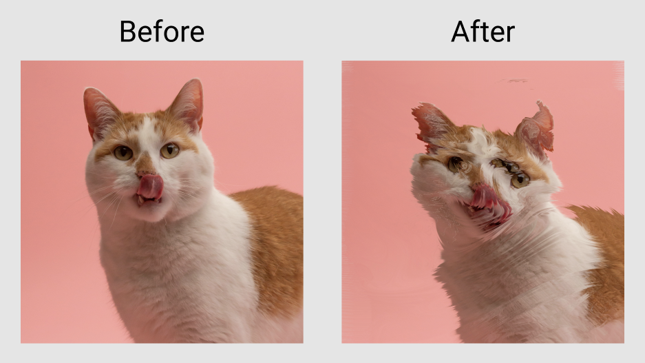 シャープネスエフェクトの適用結果