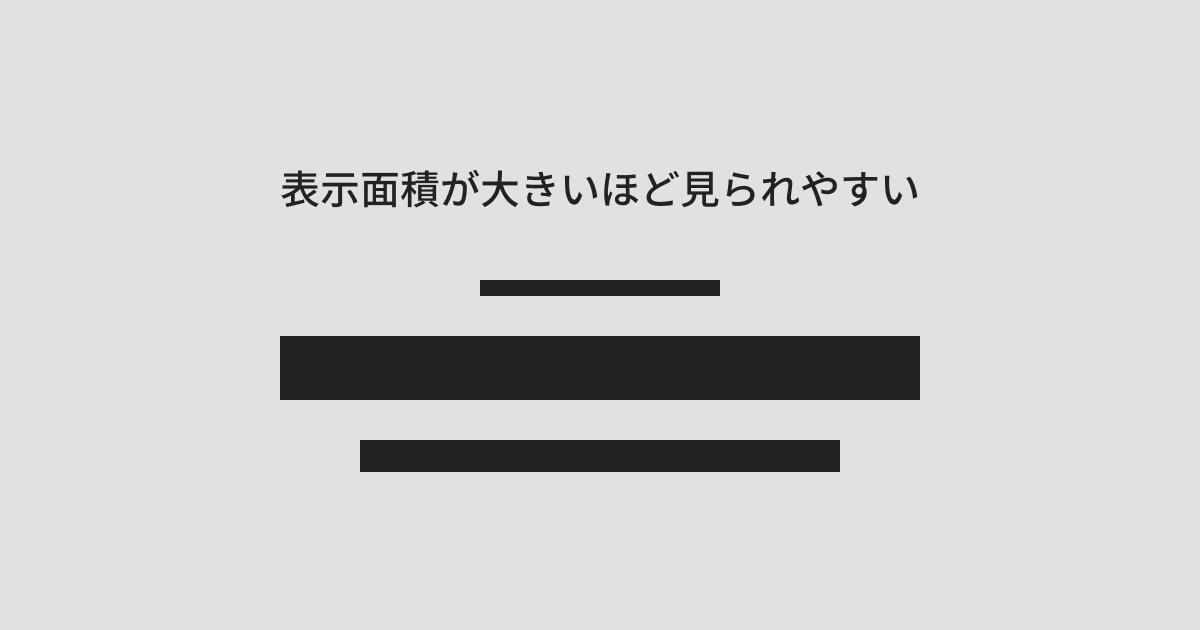 バナーのレイアウト領域の解説図
